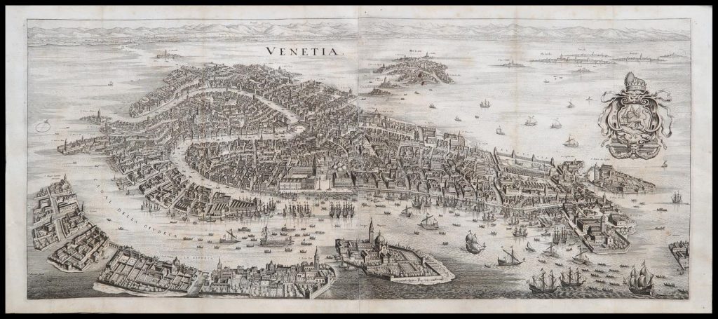 Venezia e le sue origini: 1600 anni di storia straordinaria 4 mappa antica