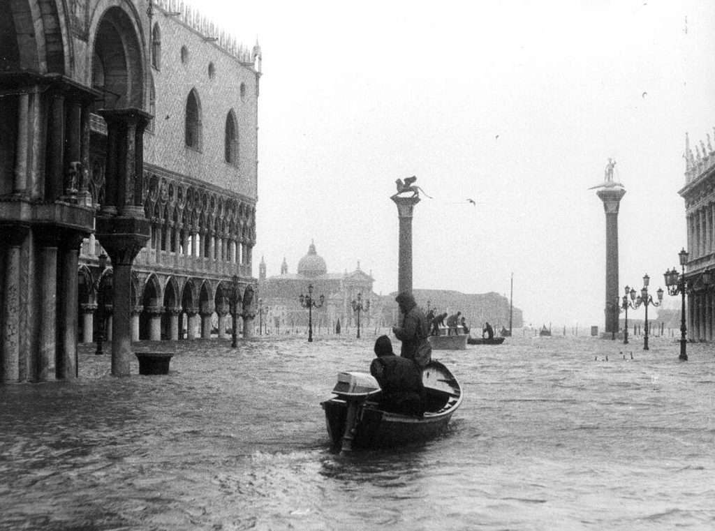 Acqua alta Venezia 1966