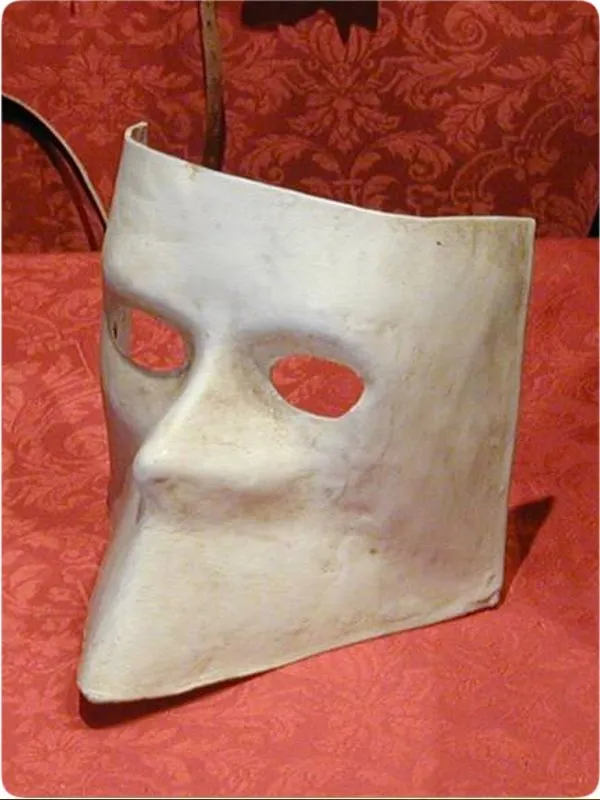 bauta bianca carnevale di venezia