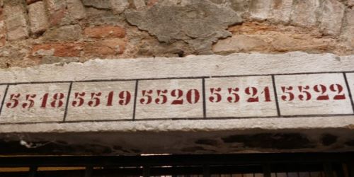 Nizioleti Veneziani, testimonianza affascinante di un tempo passato 3 numerazione teresiana