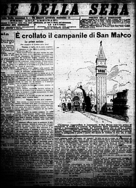 Campanile di San Marco: 1200 anni di storia straordinaria, curiosità e info utili per visitarlo 4 campanile di san marco - notizia